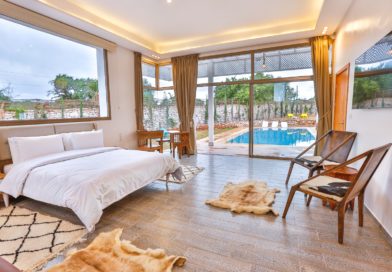 Villa moderne avec piscine route d’Agadir